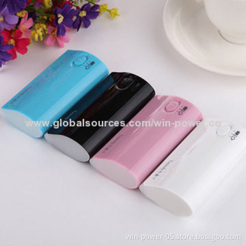 Portable Power Banks, New Design with Beautiful Look, Suitable for All Phones, OEM Colors Available